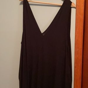 Asos black maxi dress size 14 with pockets!
